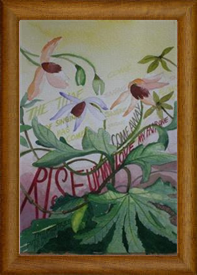 Rise up, my love! Watercolour by Chris Hyde