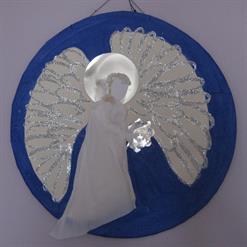 Angel tambourine roundel