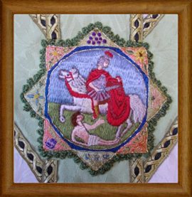 St Martin shares his cloak