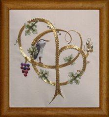 Heron and Vine by Helen Williams